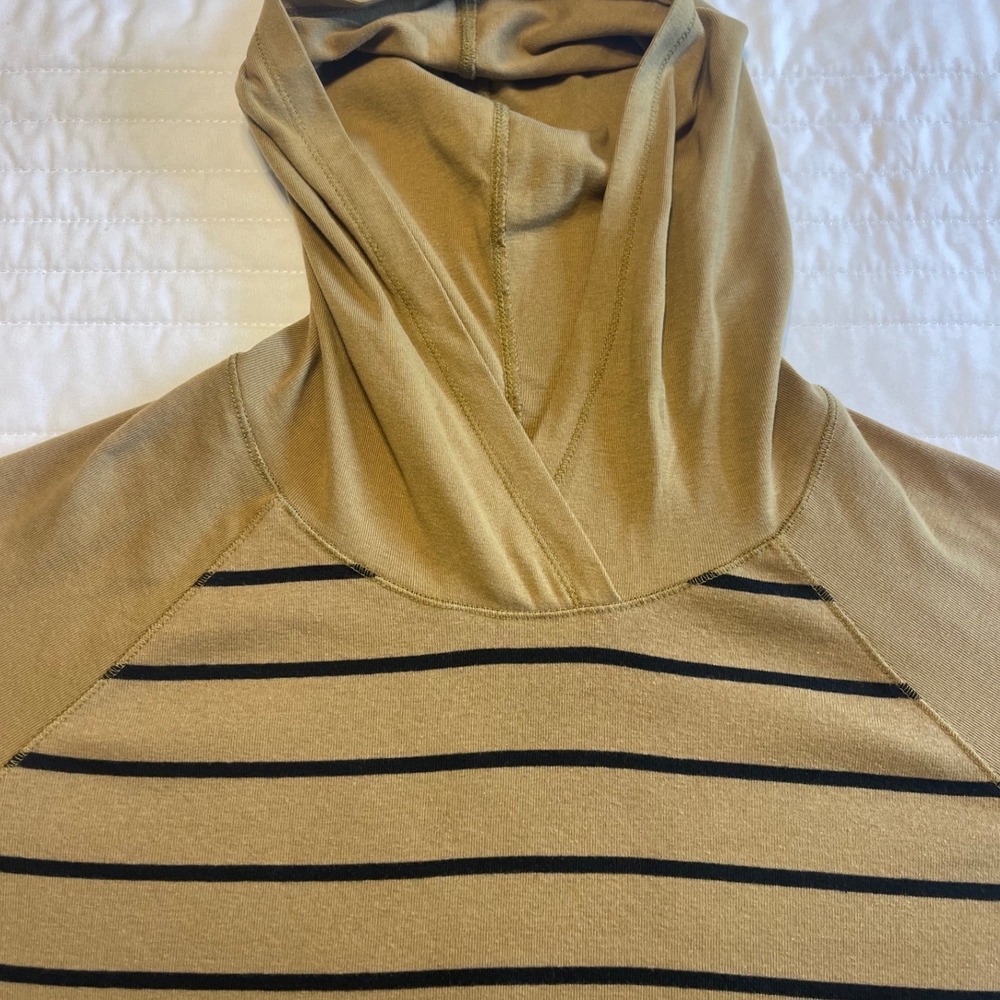 Eddie Bauer Striped Hoodie Long Sleeve Casual Comfy Athleisure Top - Picture 6 of 6